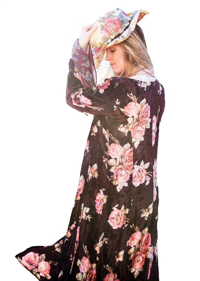 Long Sleeve Brown Floral Tunic - Image 5