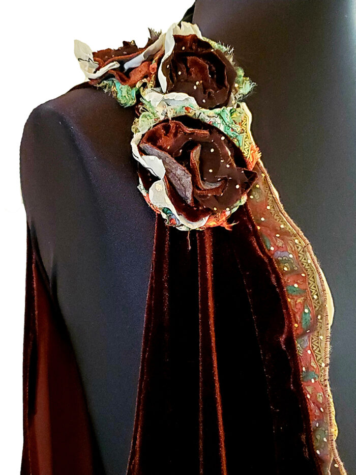 Brown Velvet Tunic - Image 4