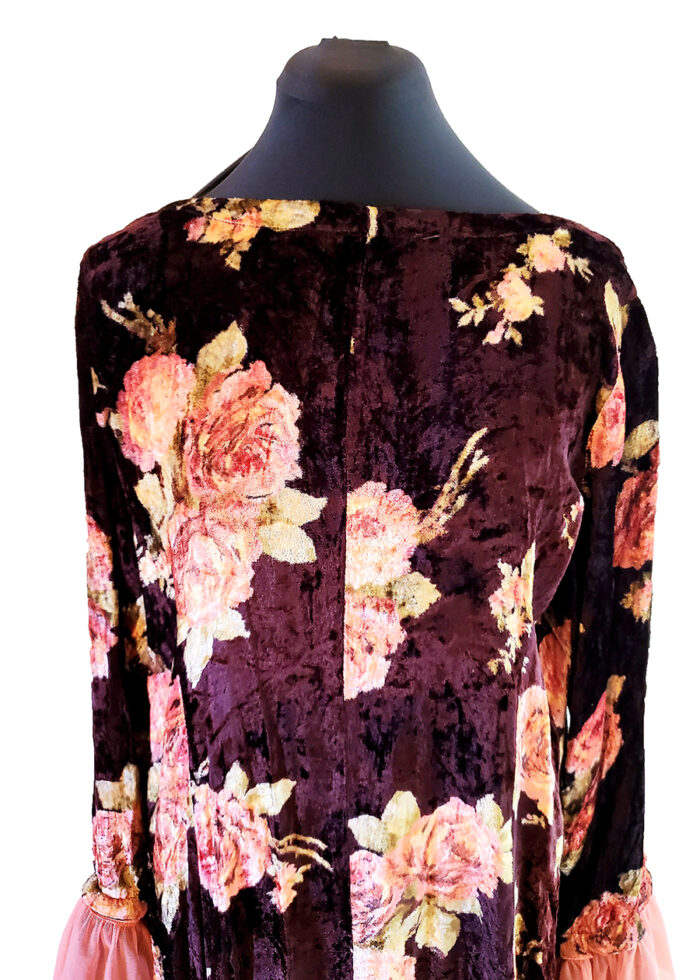 Long Sleeve Brown Floral Tunic - Image 4