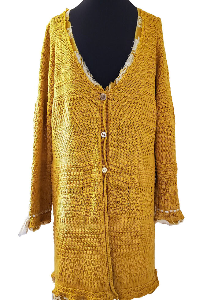 Honey Gold Long Sweater - Image 2