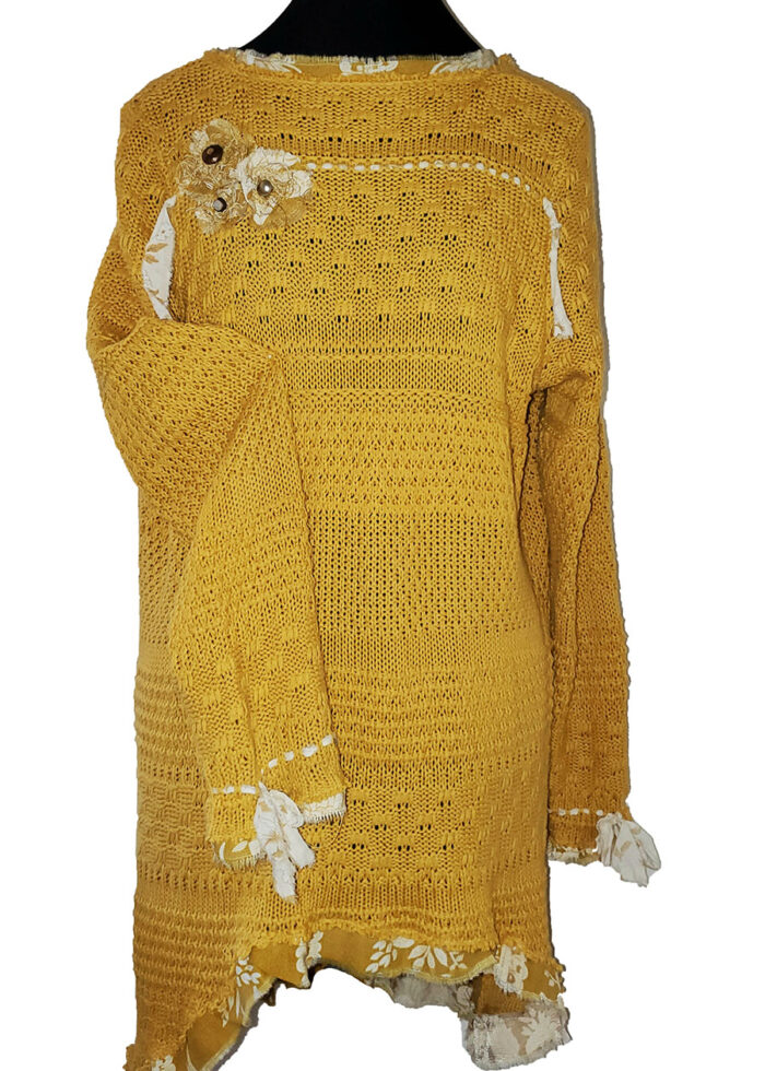 Honey Gold Long Sweater