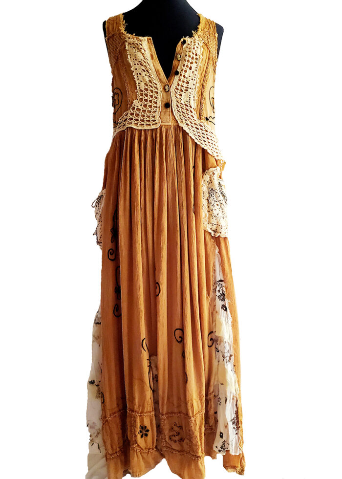 Honey Gold Shabby Chic Dress/Jumper