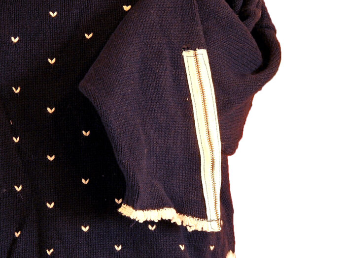 Christmas Dark Navy Buck Sweater - Image 3