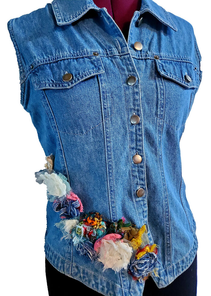 Sleeveless Denim Vest