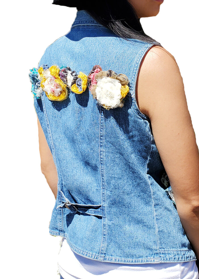 Sleeveless Denim Vest - Image 2